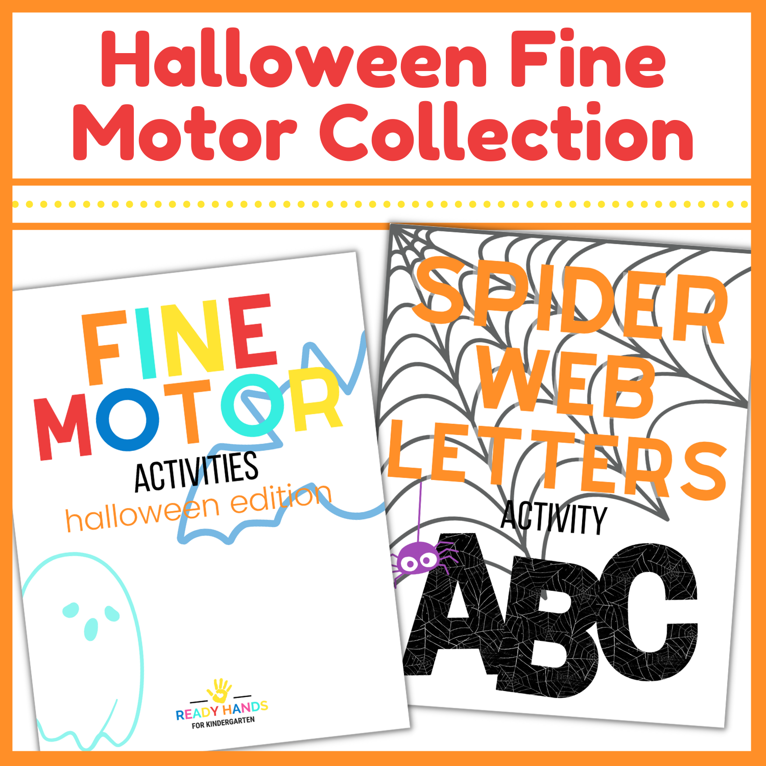 Halloween Preschool Fine Motor Collection (Printable)