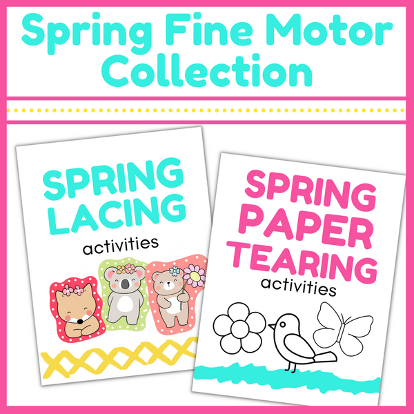 Spring Fine Motor Collection (Printable Activities)