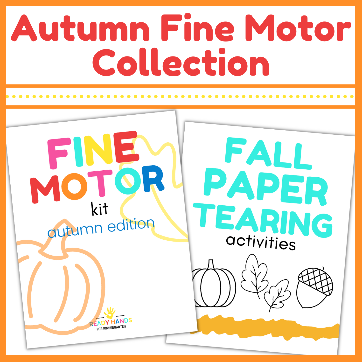 Autumn Preschool Fine Motor Collection (Printable)