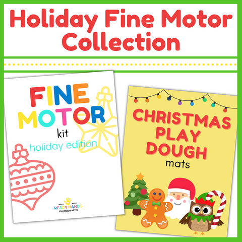 Holiday Preschool Fine Motor Collection (Printables Activities)
