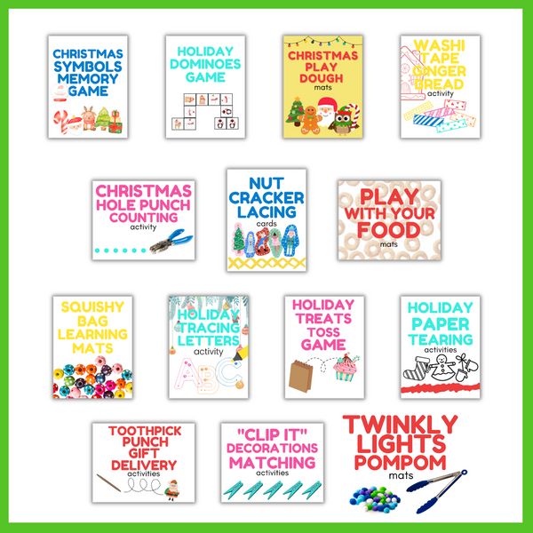 Holiday Preschool Fine Motor Collection (Printables Activities)