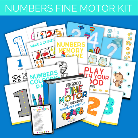 Fine Motor Tools for Success-Numbers Edition (Printable Activities)