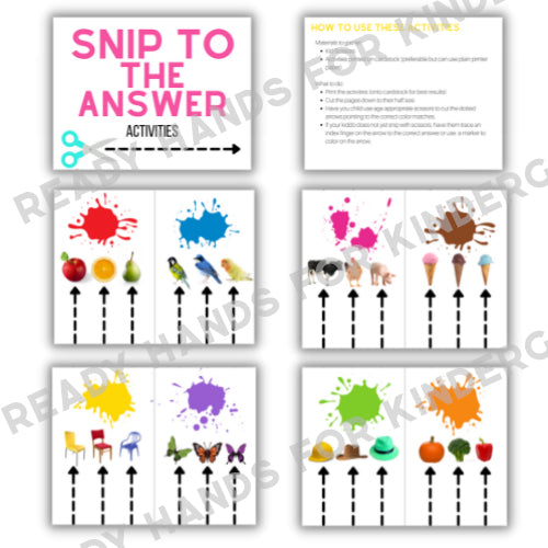 Fine Motor Tools for Success-Colors & Shapes Edition (Printable Activities)